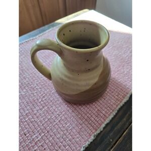 Stoneware Mug Speckled Beige Brown Matte Rustic Farmhouse Decor